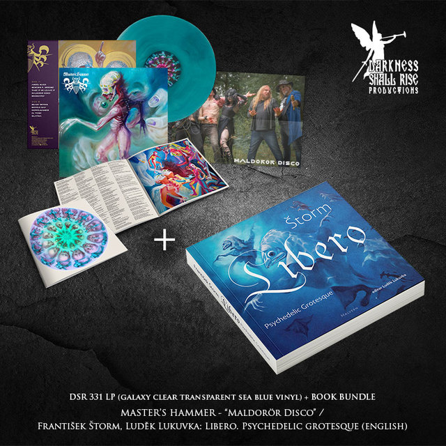 Cascade dsr 331 lp  galaxy clear tranparent sea blue vinyl book bundle shop